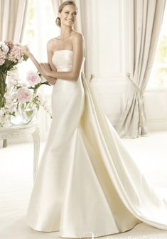 Свадебное платье UBAU-А39250. Силуэт Русалка (Рыбка), длинное со шлейфом.