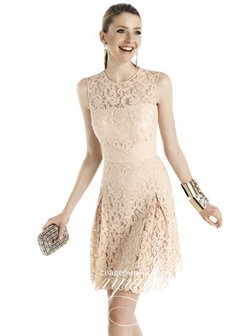 Вечернее платье TABIER-А44248. С прямой юбкой, короткое без шлейфа.