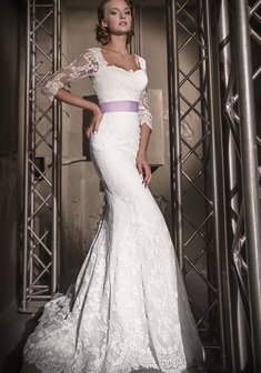 Свадебное платье Debi-B45022. Силуэт Русалка (Рыбка), длинное со шлейфом.