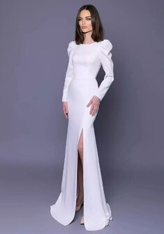 Свадебное платье Николь-Б69978. Силуэт Русалка (Рыбка), длинное без шлейфа.