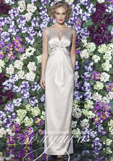 Свадебное платье натуральный шелк-А28130 - Свадебный салон Абрамо-Золушка Премиум класс...