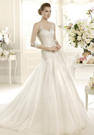 Свадебное платье Montani-B28416 - Свадебный салон Bella Donna