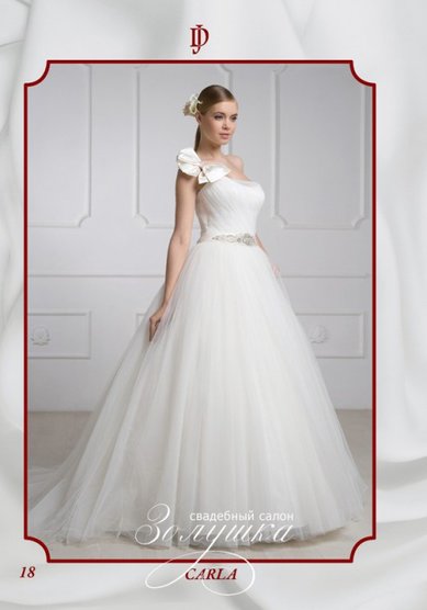 Свадебное платье Carla-А39198 - Свадебный салон Абрамо-Золушка Премиум класс