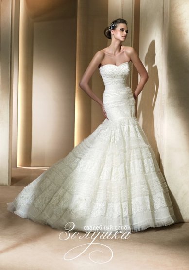 Свадебное платье Agosto-А39225 - Свадебный салон Абрамо-Золушка Премиум класс