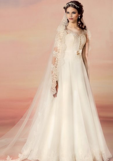 Свадебное платье Ксения-B45030 - Свадебный салон Bella Donna