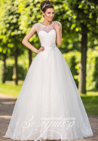 Свадебное платье WED-0035-А48659 - Свадебный салон Абрамо-Золушка Премиум класс