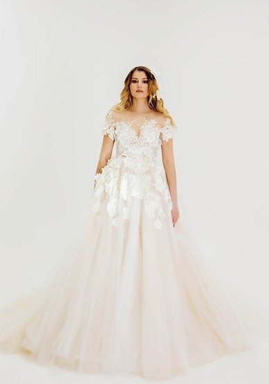 Свадебное платье 001-А68976 - Свадебный салон Абрамо-Золушка Премиум класс