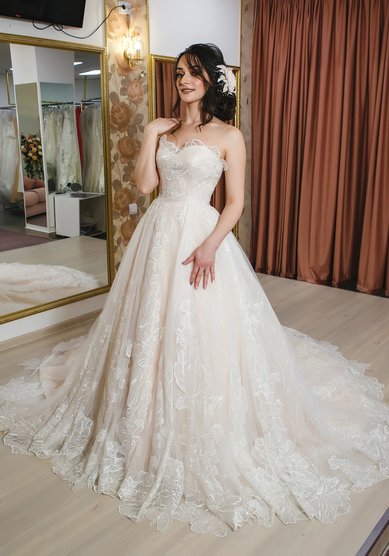 Свадебное платье DOLLY-А68985 - Свадебный салон Абрамо-Золушка Премиум класс
