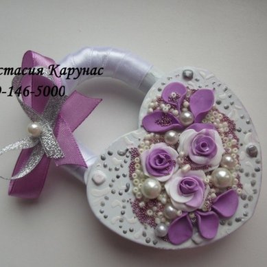 Свадебные замочки А35026 - Салон аксессуаров Анастасия Карунас