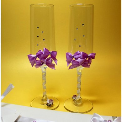 Бокалы для молодоженов J35053 - Салон аксессуаров JuliettaEvent